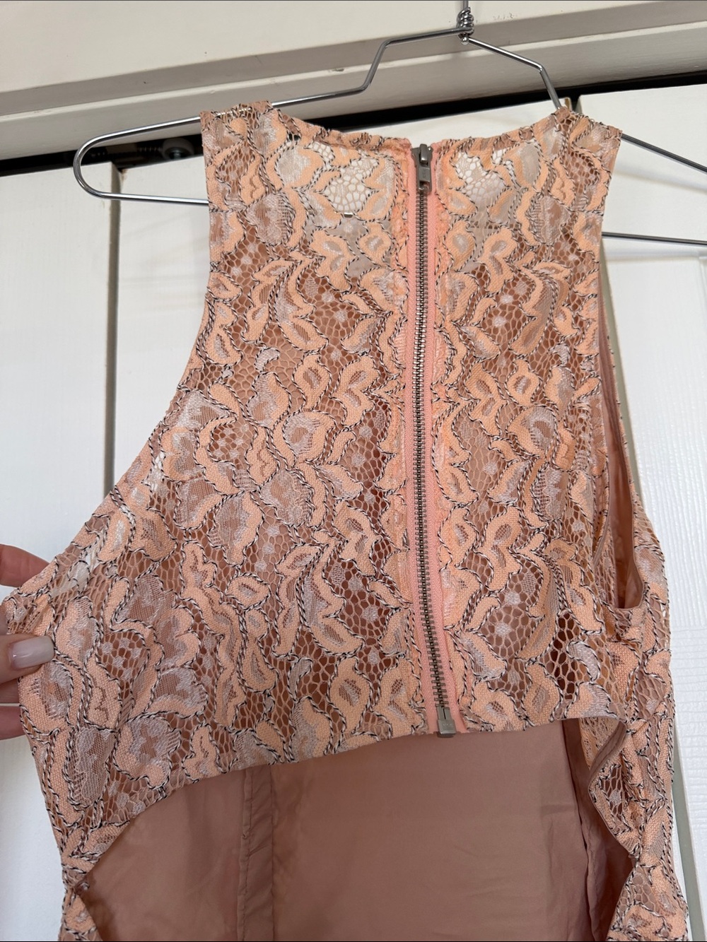 NWT REVOLVE NBD Peachy Pink Lace Mini
Size sm - Picture 7 of 8